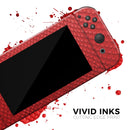 Red Snake Skin Pattern V3 // Skin Decal Wrap Kit for Nintendo Switch Console & Dock, Joy-Cons, Pro Controller, Lite, 3DS XL, 2DS XL, DSi, or Wii - Vinyl Skin Wrap for Nintendo Switch 2, OLED, Lite, Pro Controller, Wii & Classic Handhelds