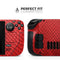 Red Snake Skin Pattern V3 // Full Body Skin Decal Wrap Kit for the Steam Deck handheld gaming computer