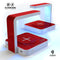 Red Snake Skin Pattern V3 UV Germicidal Sanitizing Sterilizing Wireless Smart Phone Screen Cleaner + Charging Station
