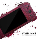Red Snake Skin Pattern V4 // Skin Decal Wrap Kit for Nintendo Switch Console & Dock, Joy-Cons, Pro Controller, Lite, 3DS XL, 2DS XL, DSi, or Wii - Vinyl Skin Wrap for Nintendo Switch 2, OLED, Lite, Pro Controller, Wii & Classic Handhelds