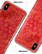 Red Sorted Large Watercolor Polka Dots - iPhone X Clipit Case