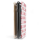 Red Striped Polka Dots iPhone 6/6s or 6/6s Plus 2-Piece Hybrid INK-Fuzed Case