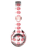 Red Striped Polka Dots Full-Body Skin Kit for the Beats by Dre Solo 3 Wireless Headphones