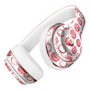 Red Striped Polka Dots Full-Body Skin Kit for the Beats by Dre Solo 3 Wireless Headphones