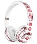 Red Striped Polka Dots Full-Body Skin Kit for the Beats by Dre Solo 3 Wireless Headphones