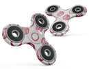 Red Striped Polka Dots Full-Body Fidget Spinner Skin-Kit