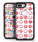 Red Striped Polka Dots - iPhone 7 Plus/8 Plus OtterBox Case & Skin Kits