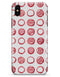Red Striped Polka Dots - iPhone X Clipit Case