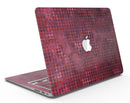Red Textured Triangle Pattern - MacBook Air Skin Kit