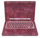Red Textured Triangle Pattern - MacBook Air Skin Kit