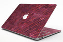 Red Textured Triangle Pattern - MacBook Air Skin Kit
