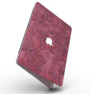 Red Textured Triangle Pattern - MacBook Pro with Retina Display Full-Coverage Skin Kit