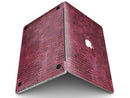 Red Textured Triangle Pattern - MacBook Pro with Retina Display Full-Coverage Skin Kit