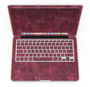 Red Textured Triangle Pattern - MacBook Pro with Retina Display Full-Coverage Skin Kit