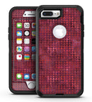 Red Textured Triangle Pattern - iPhone 7 Plus/8 Plus OtterBox Case & Skin Kits