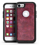 Red Textured Triangle Pattern - iPhone 7 or 8 OtterBox Case & Skin Kits