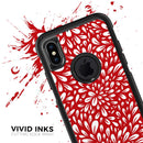 Red Vector Floral Sprout - Skin Kit for the iPhone OtterBox Cases