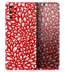 Red Vector Floral Sprout - Premium Vinyl Skin Decal for Samsung Galaxy S25 Ultra, S24, S23, S22 & All Galaxy S Models