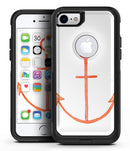 Red Watercolor Anchor - iPhone 7 or 8 OtterBox Case & Skin Kits