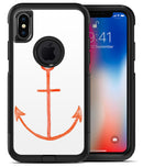Red Watercolor Anchor - iPhone X OtterBox Case & Skin Kits