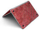 Red Watercolor Diamond Pattern - MacBook Air Skin Kit