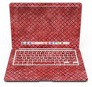 Red Watercolor Diamond Pattern - MacBook Air Skin Kit