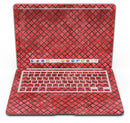 Red Watercolor Diamond Pattern - MacBook Air Skin Kit