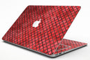 Red Watercolor Diamond Pattern - MacBook Air Skin Kit