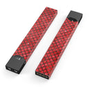 Red Watercolor Diamond Pattern - Premium Decal Protective Skin-Wrap Sticker compatible with the Juul Labs vaping device