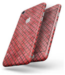 Red Watercolor Diamond Pattern - Skin-kit for the iPhone 8 or 8 Plus