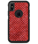 Red Watercolor Diamond Pattern - iPhone X OtterBox Case & Skin Kits
