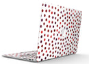 Red Watercolor Dots over White - MacBook Air Skin Kit