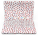 Red Watercolor Dots over White - MacBook Air Skin Kit
