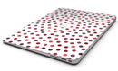 Red Watercolor Dots over White - MacBook Air Skin Kit