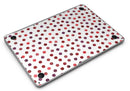 Red Watercolor Dots over White - MacBook Air Skin Kit