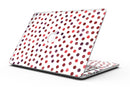 Red Watercolor Dots over White - MacBook Pro with Retina Display Full-Coverage Skin Kit