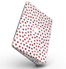 Red Watercolor Dots over White - MacBook Pro with Retina Display Full-Coverage Skin Kit