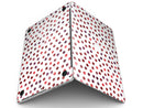 Red Watercolor Dots over White - MacBook Pro with Retina Display Full-Coverage Skin Kit