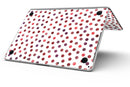 Red Watercolor Dots over White - MacBook Pro with Retina Display Full-Coverage Skin Kit