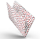 Red Watercolor Dots over White - MacBook Pro with Retina Display Full-Coverage Skin Kit