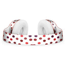 Red Watercolor Dots over White Full-Body Skin Kit for the Beats by Dre Solo 3 Wireless Headphones