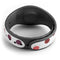 Red Watercolor Dots over White - Decal Skin Wrap Kit for the Disney Magic Band
