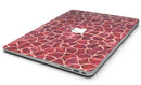 Red Watercolor Giraffe Pattern - MacBook Air Skin Kit