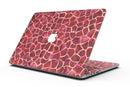 Red Watercolor Giraffe Pattern - MacBook Pro with Retina Display Full-Coverage Skin Kit