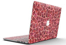 Red Watercolor Giraffe Pattern - MacBook Pro with Retina Display Full-Coverage Skin Kit