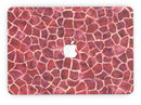 Red Watercolor Giraffe Pattern - MacBook Pro with Retina Display Full-Coverage Skin Kit