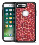Red Watercolor Giraffe Pattern - iPhone 7 Plus/8 Plus OtterBox Case & Skin Kits