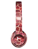 Red Watercolor Giraffe Pattern Full-Body Skin Kit for the Beats by Dre Solo 3 Wireless Headphones