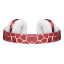 Red Watercolor Giraffe Pattern Full-Body Skin Kit for the Beats by Dre Solo 3 Wireless Headphones