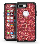 Red Watercolor Giraffe Pattern - iPhone 7 Plus/8 Plus OtterBox Case & Skin Kits